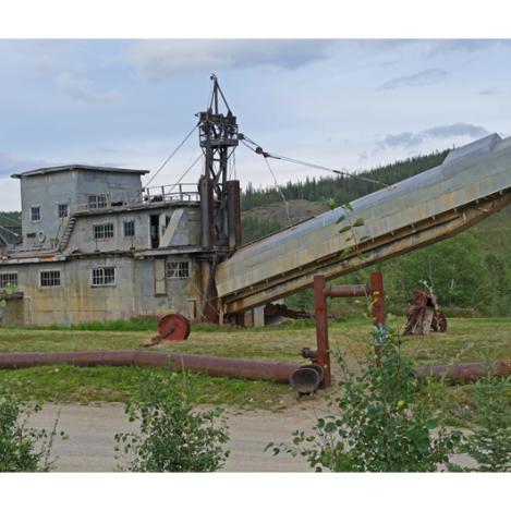 Asentamiento minero, Chicken, Alaska, EE UU