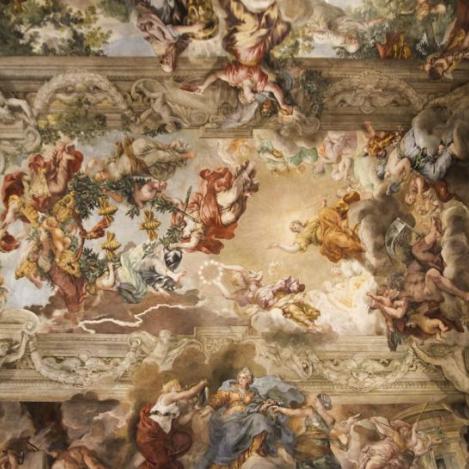 Frescos en el Palazzo Barberini.
