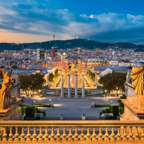 MNAC, Plaça Espanya, Barcelona, España.