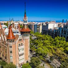 Casa de les Punxes, Barcelona, Cataluña, España