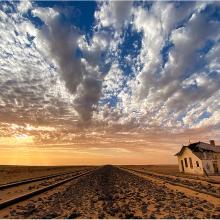 La ciudad fantasma de Kolmanskop, Namibia