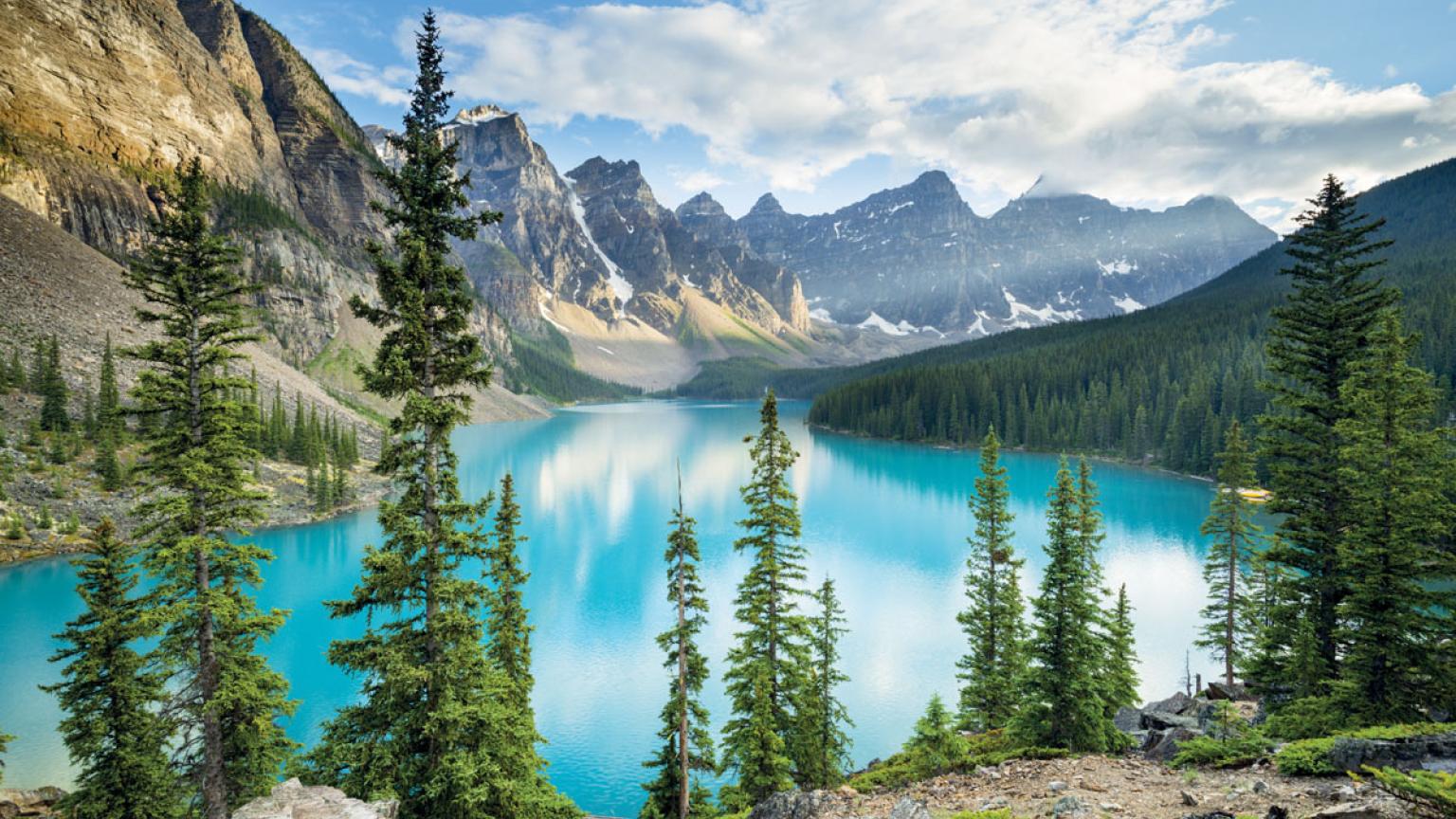 Lago Moraine, Banff National Park, Canadá