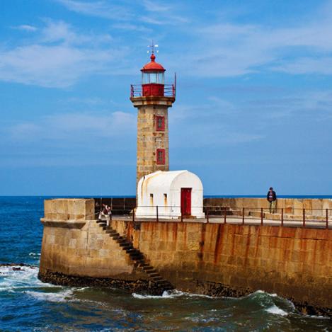 Farol Senhora da Luz, Foz do Douro, Oporto, Portugal