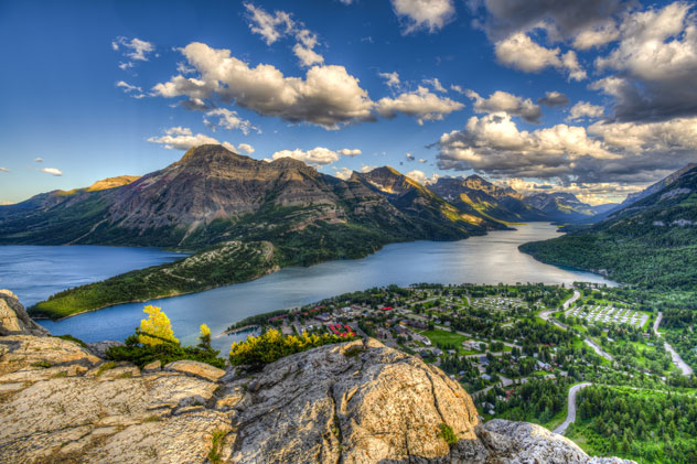 Vistas panorámicas de Waterton Lakes National Park. © BGSmith/Shutterstock