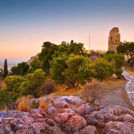 Colina de Filopapos, Atenas, Grecia