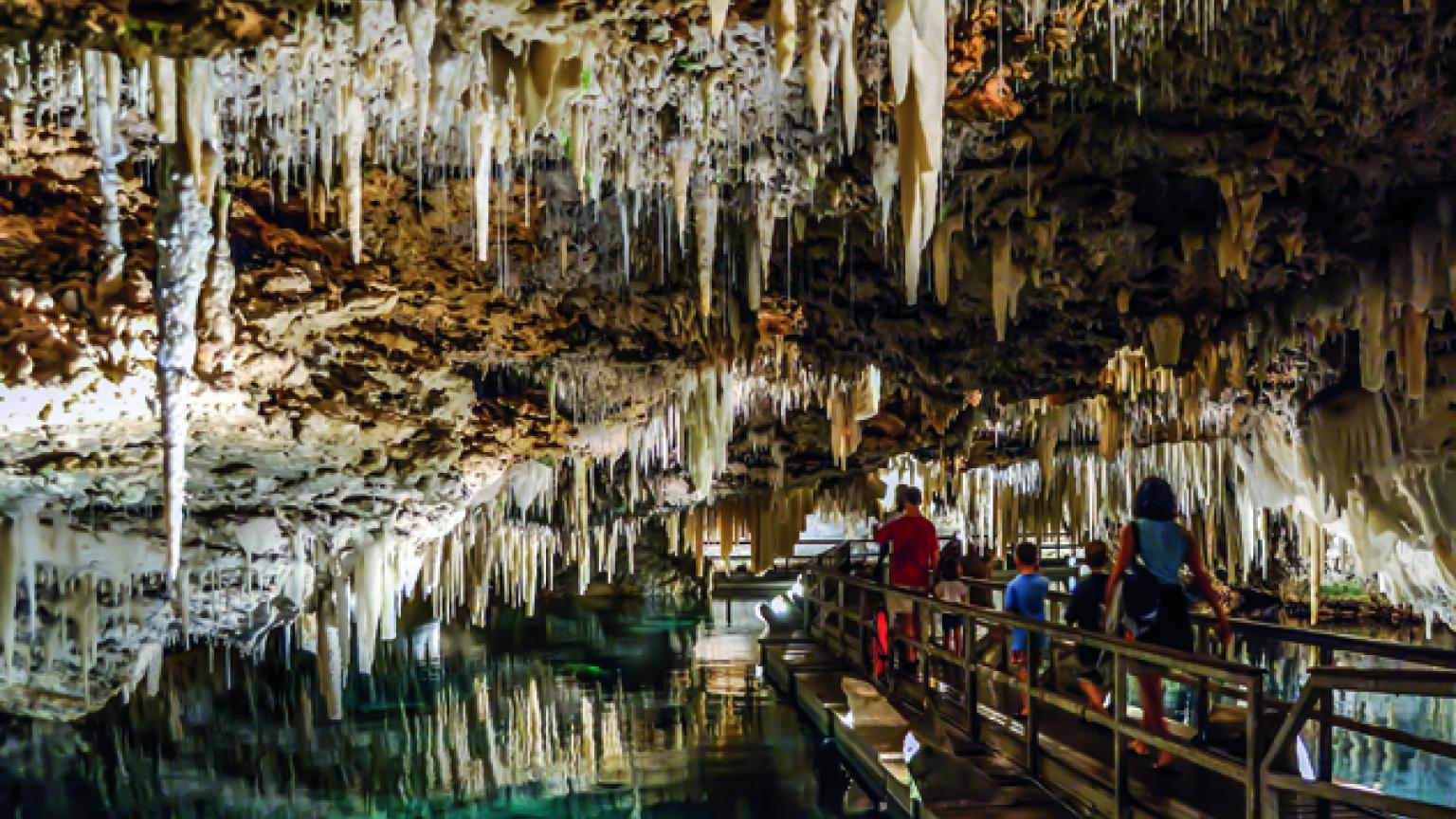 La cueva Crystal, Bermudas