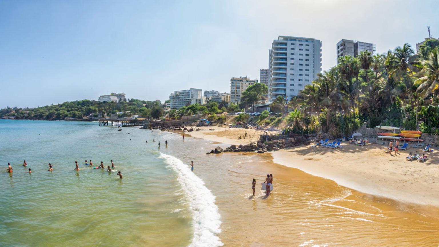 Playas de Dakar, muy cerca de la Isla de Gorée, Senegal