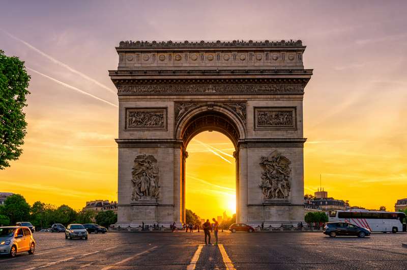 Arco de Triunfo, París, Francia