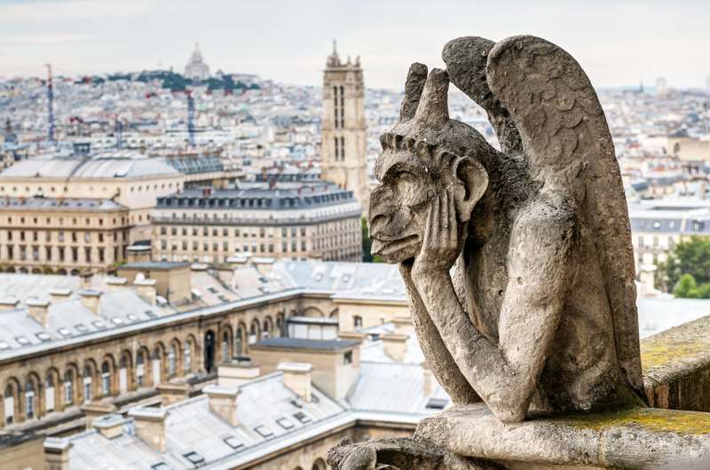 Gárgola de Notre Dame, París, Francia