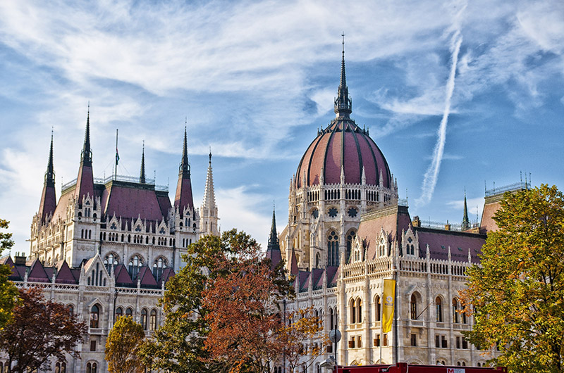 Parlamento y alrededores, Parlamento, Budapest, Hungría
