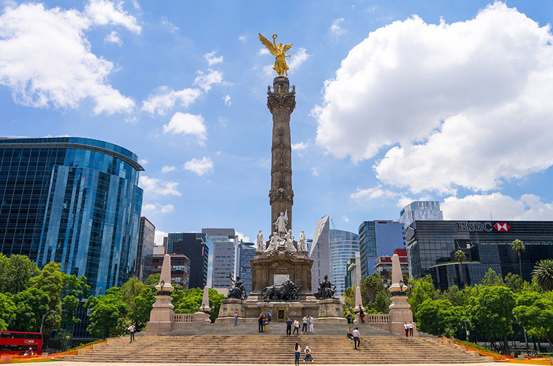 Ángel de la Independencia, Paseo de la Reforma, Ciudad de México, México