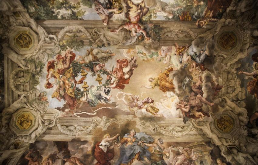 Frescos en el Palazzo Barberini.