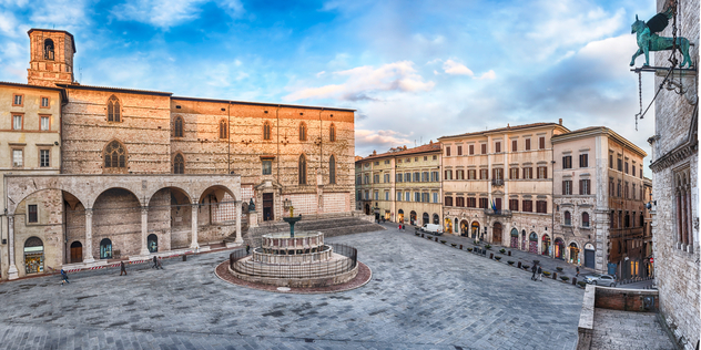 Piazza IV Novembre en Perugia. ©Marco Rubino/Shutterstock