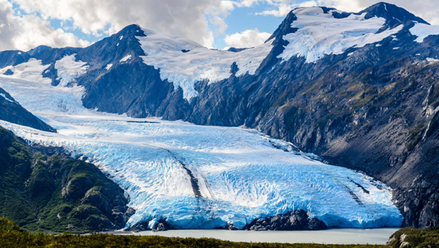 El glaciar Portage es uno de los principales que hay cerca de Whittier, Alaska, EE UU © SusanSerna / iStock / Getty Images Plus