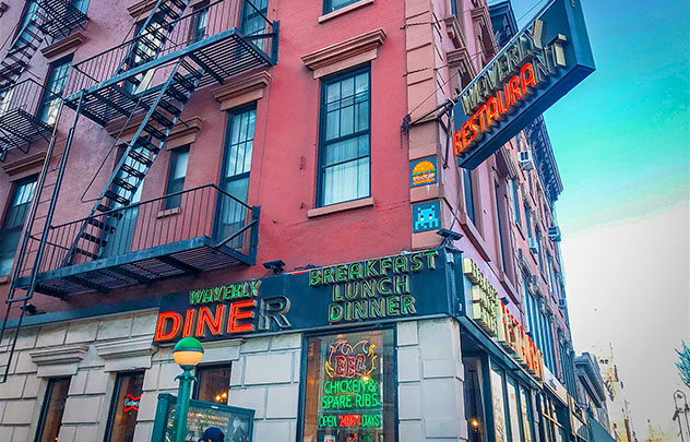 Waverly Diner, abierto las 24 h: un ‘diner’ donde aliviar la resaca en Nueva York, costa este EE UU