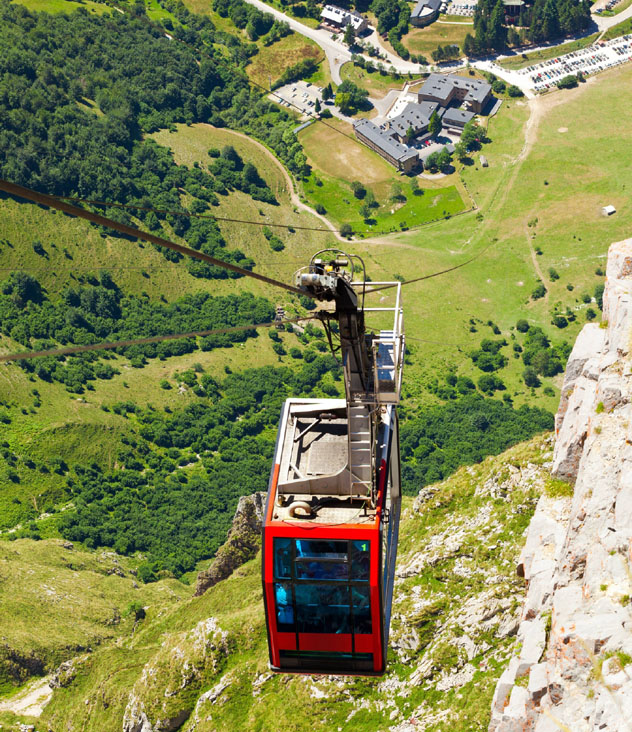 El funicular de Fuente Dé, Picos de Europa, Cantabria, España © Jose Ignacio Soto / Shutterstock