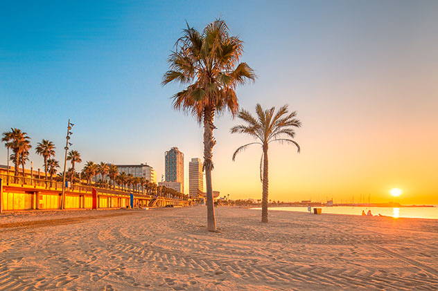 Playa de la Barceloneta, Barcelona, Cataluña, España © Boule / Shutterstock
