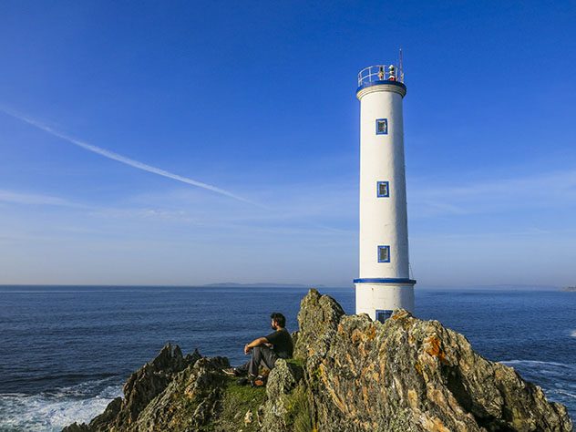 Cabo Home, Pontevedra, paisaje de la ruta por la costa de Galicia