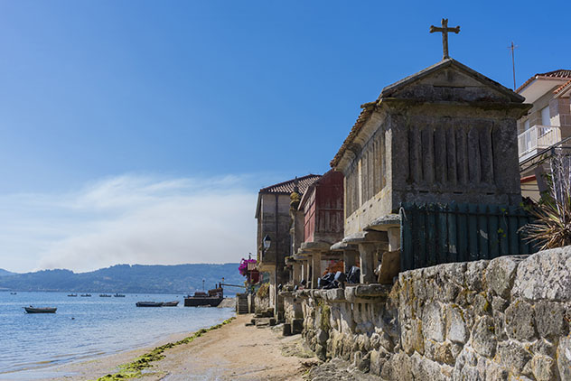 Combarro, paisaje de la ruta por la costa de Galicia