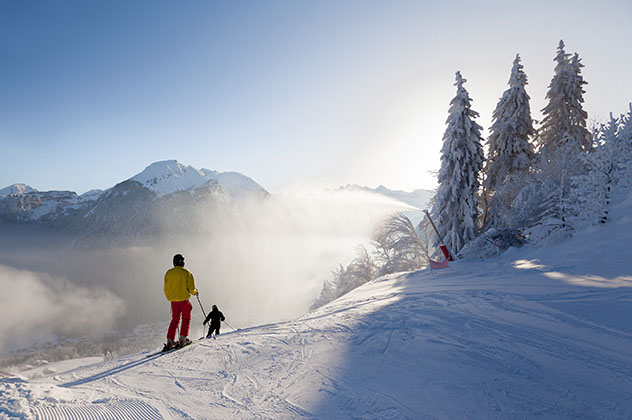 Esquí en familia en los Alpes franceses: Les Gets