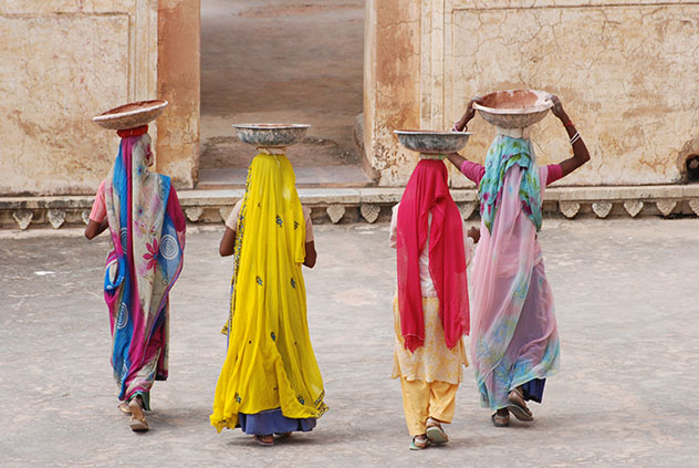 Mujeres de Jaipur, India