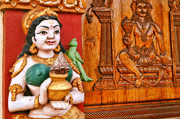 Templo en Trivandrum, India © SurabhiArtss / Shutterstock