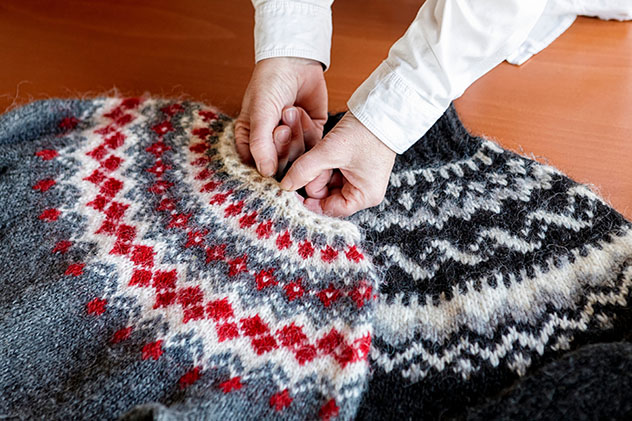 Reikiavik compras: suéter tradicional islandés