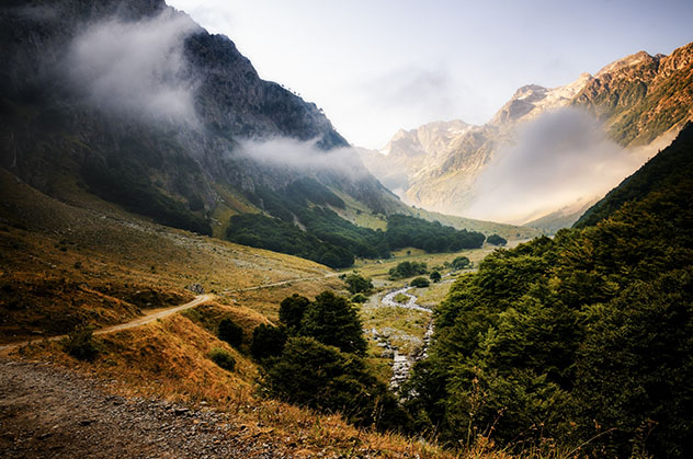 Un remoto valle de montaña en el Parque Nacional de los Alpes Marítimos, Piamonte, Italia © Cristiano Alessandro / Getty Images