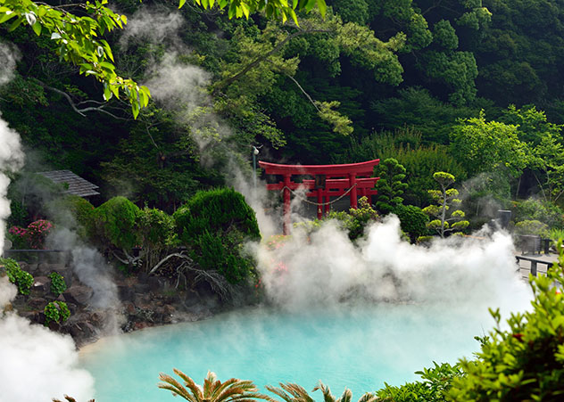 Onsen en Beppu, Japón © buttchi_3_Sha Life / Shutterstock