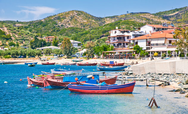 Puerto de Ouranoupolis, Calcídica, Grecia © Aleksandar Todorovic/Shutterstock
