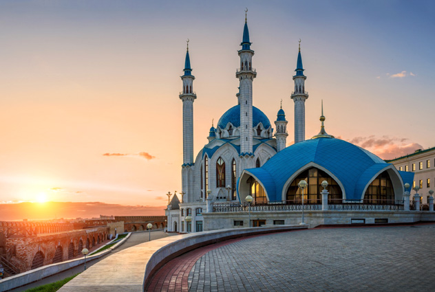 La mezquita Kul Sharif alberga un museo islámico, Kazán, Rusia © Baturina Yuliya / Shutterstock
