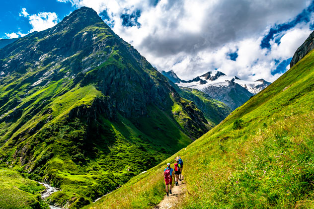Austria: senderistas en el Parque Nacional Hohe Tauern