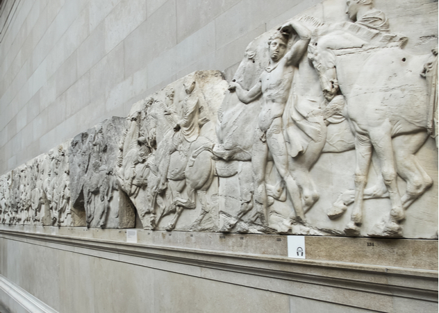 Al parecer, Keats se inspiró en una de las secciones del friso del Partenón en el Museo Británico para su poema Oda a una urna griega © Giannis Papanikos / Shutterstock.com