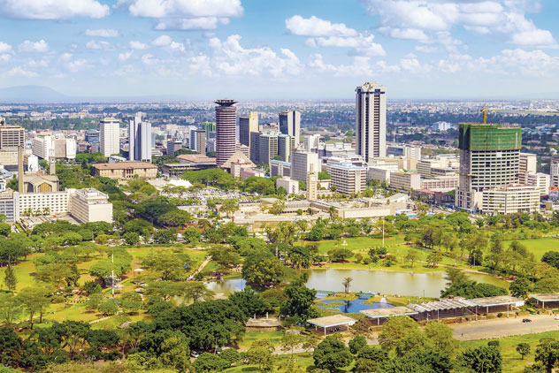 Uhuru Park and City Square at Nairobi’s heart. © Sopotnicki/Shutterstock