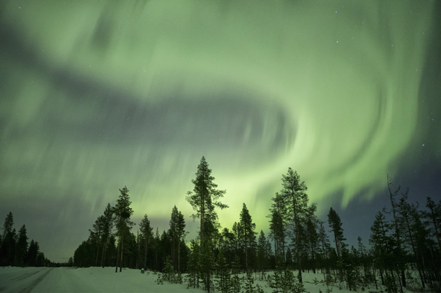 Aurora boreal, Kiruna, Suecia © Fotosearch / Getty Images / Fotosearch RF