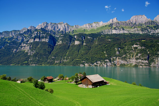 St Gallen, prados de Appenzell, Alpes, Suiza © Fedor Selivanov / Shutterstock