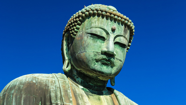 El Daibutsu (gran Buda) de Kamakura, sur de Tokio, Japón © MI7 / Shutterstock