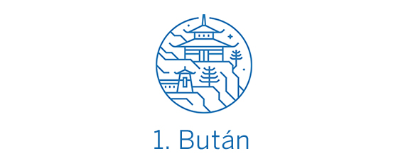 Bután, país TOP 1 Best in Travel 2020