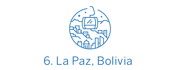 La Paz, ciudad Top 6 Best in Travel 2020