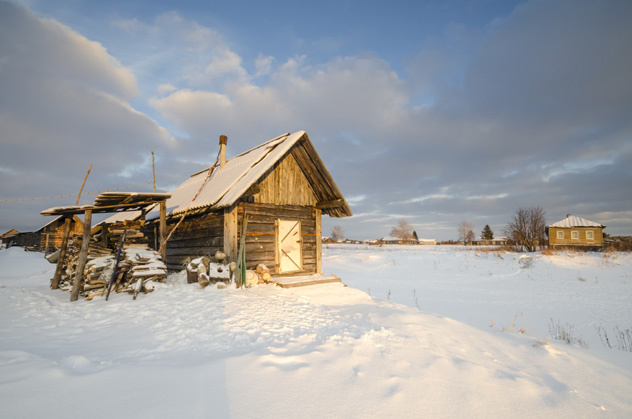 La 'banya' (casa de baños tradicional) rusa es una experiencia típicamente siberiana, Rusia © © Yakovlev Sergey / Sutterstock