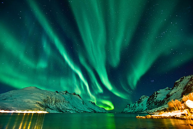 Tromso, aurora boreal, Noruega