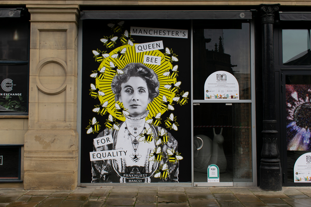 Mural sobre Emmeline Pankhurst, en Mánchester. © John B Hewitt / Shutterstock