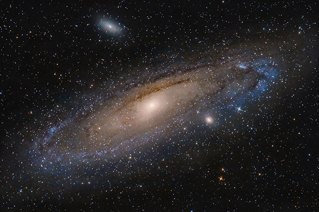El universo: Galaxia de Andrómeda (Galaxia Espiral M31) 