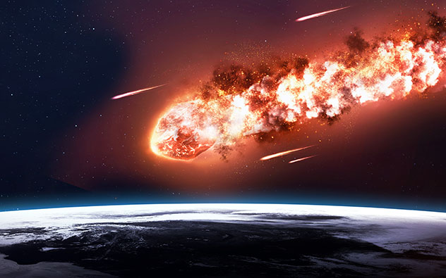 El universo: meteoroide