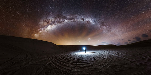 Vía Láctea desde el Desierto de Atacama, Chile