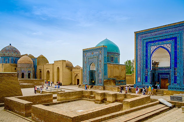 Uzbekistán y los puntos de interés de la Ruta de la Seda: la necrópolis de Shah-i-Zinda de Samarcanda