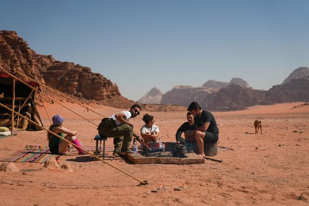Campamento en Wadi Rum. © Jack Pearce/Lonely Planet