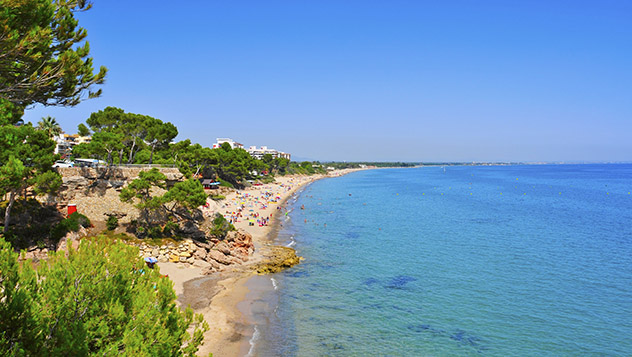 Playas doradas de Tarragona