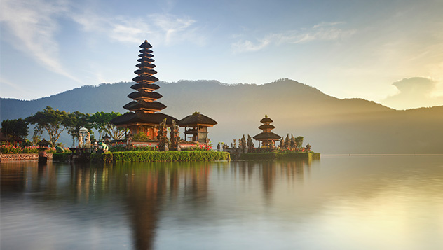 Templo en la Isla de Bali, Indonesia