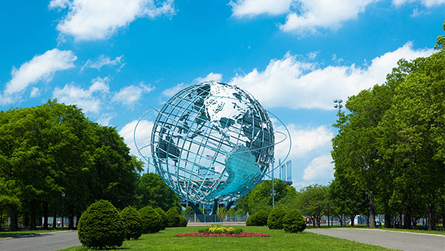 Escultura de Unisphere, construida para la Expo 64 de Nueva York
